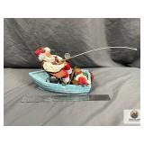 POSSIBLE DREAMS SANTA FISHING FIGURINE
