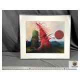 FRAMED ABSTRACT ART TITLED DANCE WITH ME