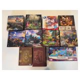 Disney & Thomas Kinkade Jigsaw Puzzles with...
