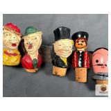 VINTAGE HANDCARVED WINE CORKS