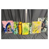 Original Abstract Paintings by R.S. Dec (Late...