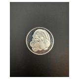 Seasons Greetings 1998 Santa .999 Silver