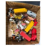 Mixed Toy Animal Figures and Toy Vehicles...