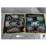 PAIR OF SOUVENIR PILLOW COVERS NEW MEXICO AND...