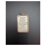 Simmons 4 Gram .999 Silver Bar Pendant