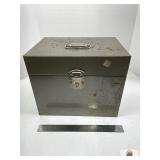 METAL LOCK BOX WITH ASSORTED FUN ITEMS