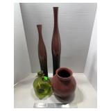Glass Vase Lot