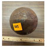 Solid Cast Iron Cannonball Smoothbore Gun...