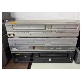 Emerson Philips Symphonic DVD VCR Combo Lot 4...