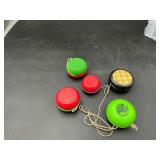 Vintage  Yo-Yo Lot -  Neo & Multi-Colored Retro