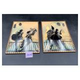 Kitschy Wall Art Venetian Gondola & Masquerade...