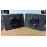 Optimus 12-1749 8 Inch 2-Way Stereo Box Speakers