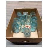Lot of  Blue Ball Mason Jars