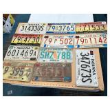 Large Lot 1990s License Plates