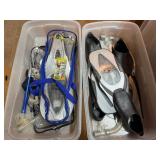 Pair of  Snorkel Set  Fins Mask Snorkel Dry Top...
