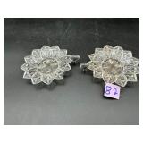 Vintage Federal Glass Petal Clear Chamber Maid...