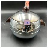 West Bend Penguin Chrome Ice Bucket Hot Cold...