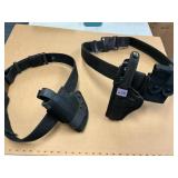 Duty Belt & Nylon Holster Lot  Police /...