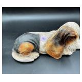 Universal Statuary 1983 Basset Hound Dog Statue...