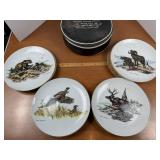 Set Of Four Charles Bosseron Wildlife Collector...