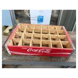 Vintage Wooden Coca-Cola Bottle Crate with...
