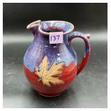 Alewine Pottery Large Leaf Pitcher Signed 2012...