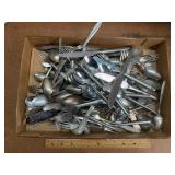 Flatware Lot Assorted Spoons Forks Knives Mixed...