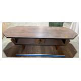 Vintage Mid-Century Modern Two-Tiered Octagonal...