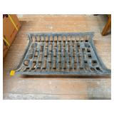 Heavy-Duty Cast Iron Fireplace Log Grate