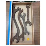 Wrench Lot 4 Units S Curve Open End Double...