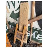 Antique Wooden Ironing Board with Hand Crank...