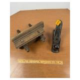 Antique Woodworking Lot: Wooden Screw Arm...