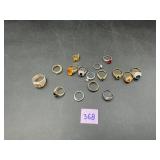 Vintage & Modern Costume Ring Bundle