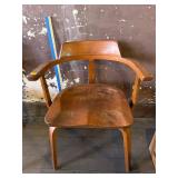Mid-Century Style Bentwood Armchair with...