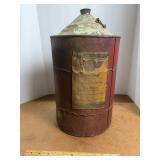 5-Gallon Benzine Naptha Liquid Measure Can Red...