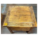 Oak Chamber Pot Commode