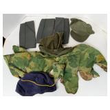 Vintage U.S. Military Hat & Camo Lot