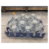 WIS-PAK Bottle Crate with Coca-Cola Logo Glasses