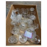 Vintage Crystal Stemware Lot