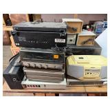 Assorted Electronics on end of table Lot