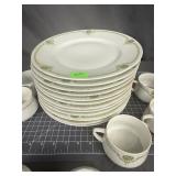Weimar Germany Dinner Plates & Cups Set