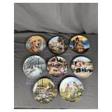 8 Assorted Hummel Knowles Plates