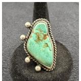 Southwestern Sterling Silver Statement Ring 9.3g
