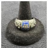 Artisan Sterling Silver Floral Ring