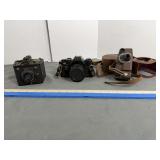 Collection of Vintage Cameras