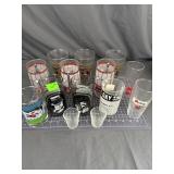 Assorted Advertising Glassware 15 Pcs