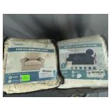 Assorted Packaged Linens and Furniture Covers Lot