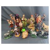 Atlanta Mold Company Ceramic Nativity Set