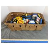 Basket of Vintage Jar Lids