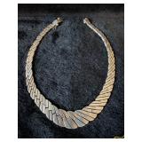 Heavy Mexico .950 Silver Statement Necklace - 122g